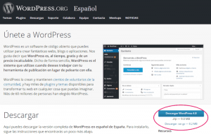 Descargar WordPress.org